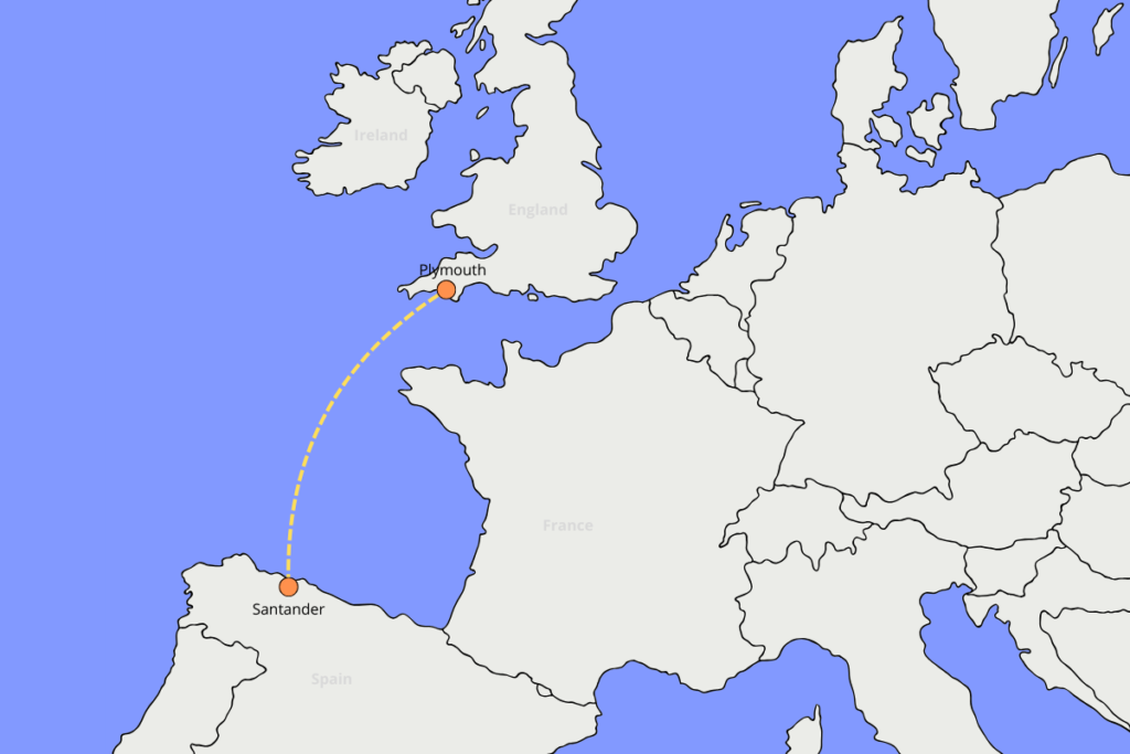 Travesía Plymouth to Santander