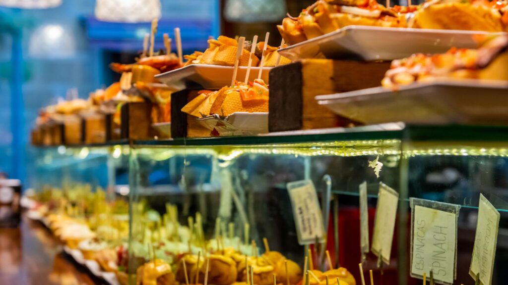 Start your journey in a Spanish ambiance and enjoy delicious tapas.